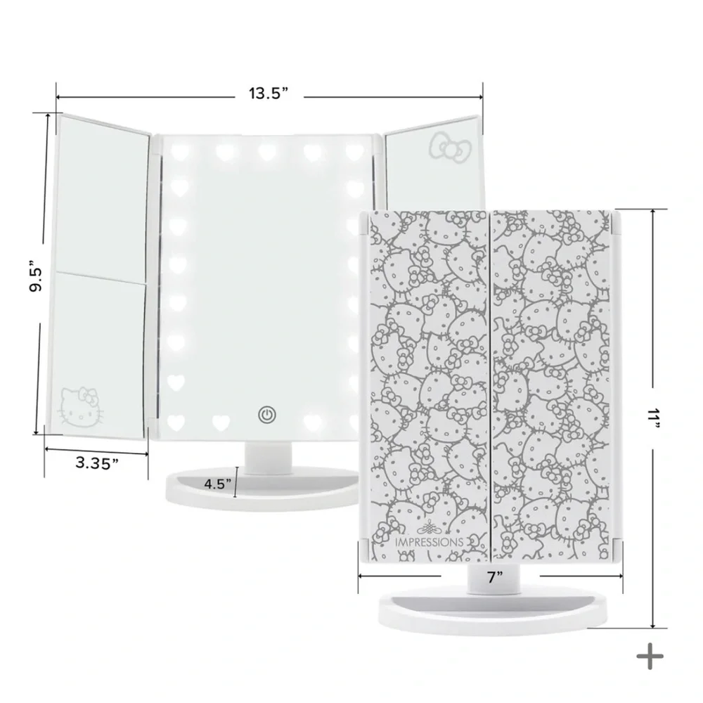 Hello Kitty Tri-Fold Mirror